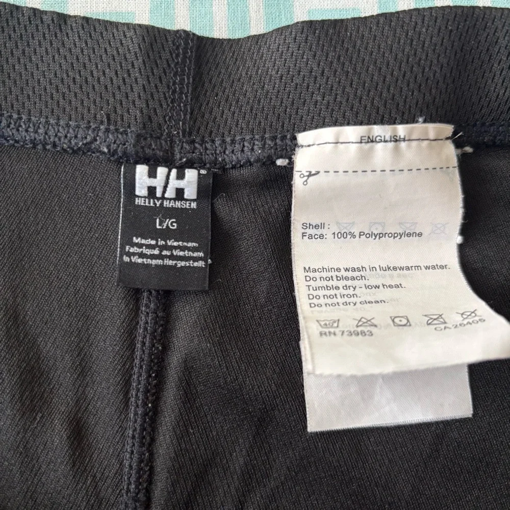 Helly Hansen Baselayer Long John’s Thermal Underwear Outdoor Workwear Black Sz L
